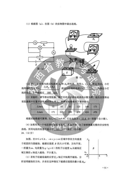 2020年全国II卷理综真题及参考答案（图片版）6